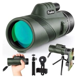 Pankoo 40X60 Monocular Telescope with Smartphone Holder & Tripod